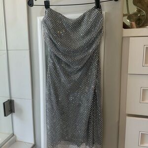 Zara Silver Sequin Dress